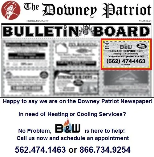 Slide of B & W Furnace Service