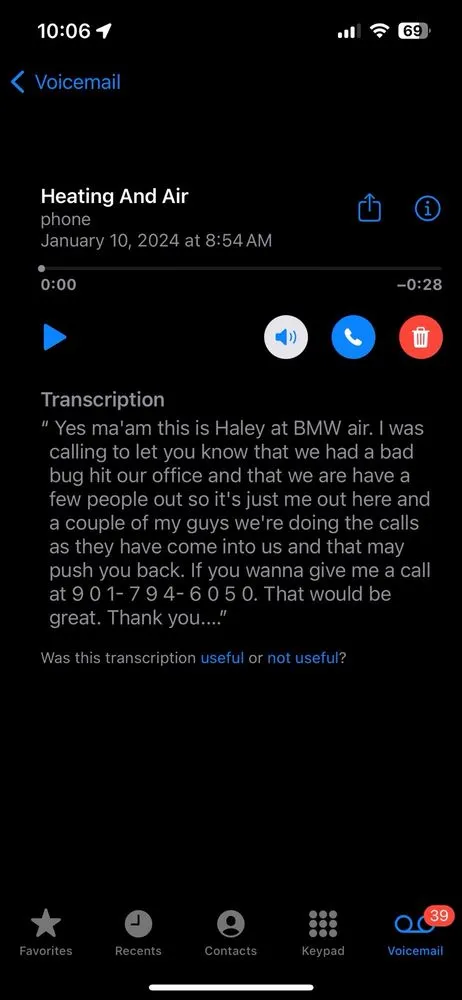 Slide of B & W Heating and Air Conditioning