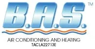 B A S Air Conditioning & Heating Logo