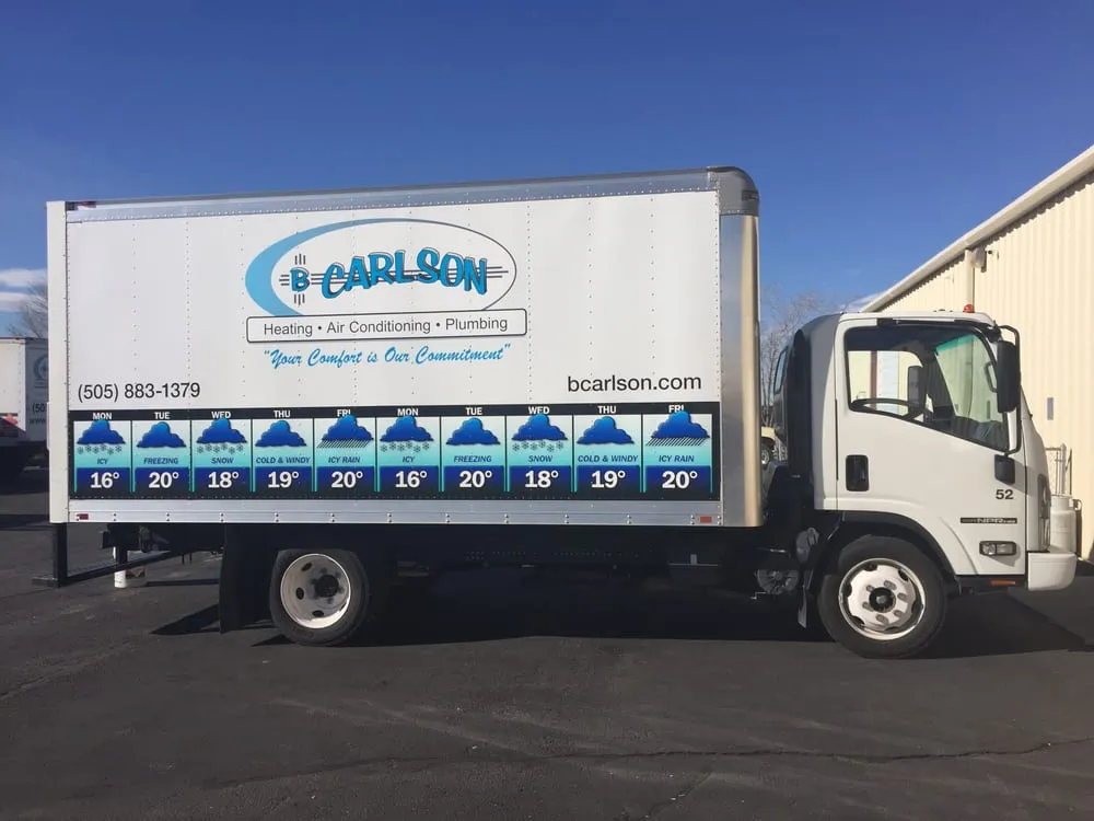 Slide of B. Carlson Heating, Cooling & Plumbing