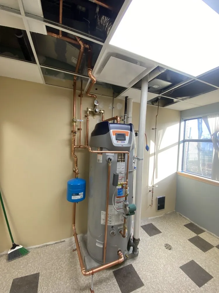 Slide of B Hadley plumbing and heating