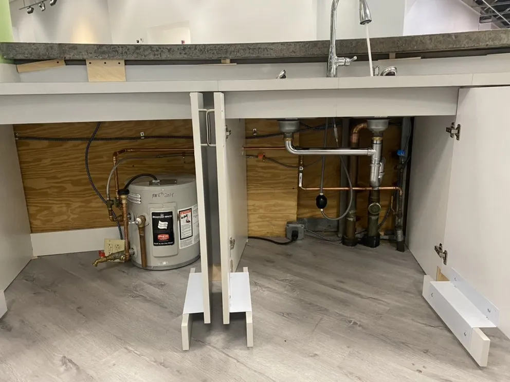 Slide of B Hadley plumbing and heating