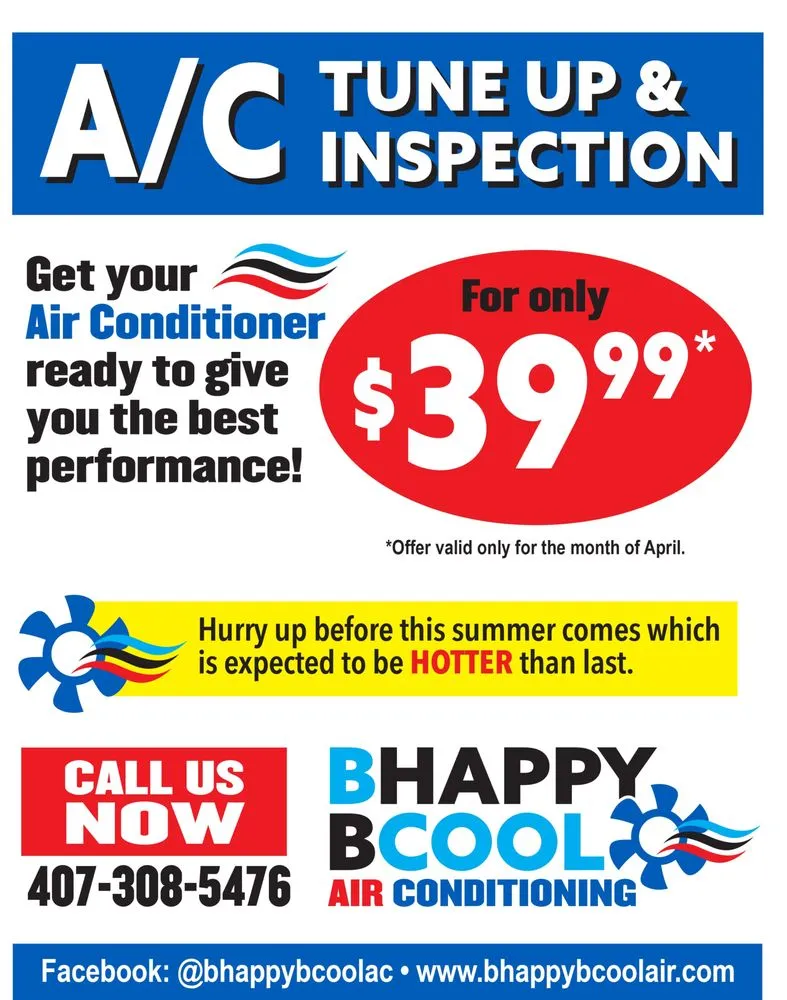 Slide of B Happy B Cool Air Conditioning