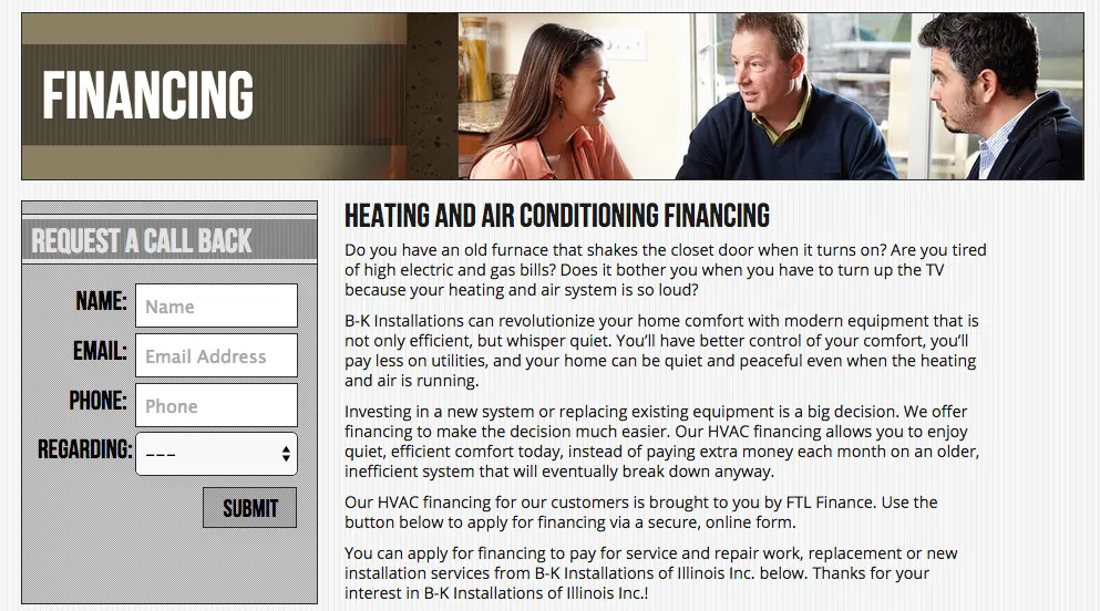 Slide of B-K Installations of Illinois