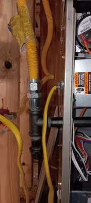 B P A/C and Heating Logo