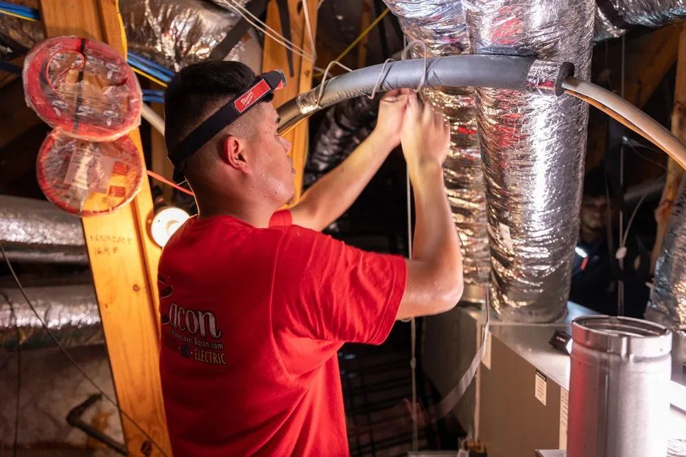 Slide of Bacon Plumbing Heating Air Electric