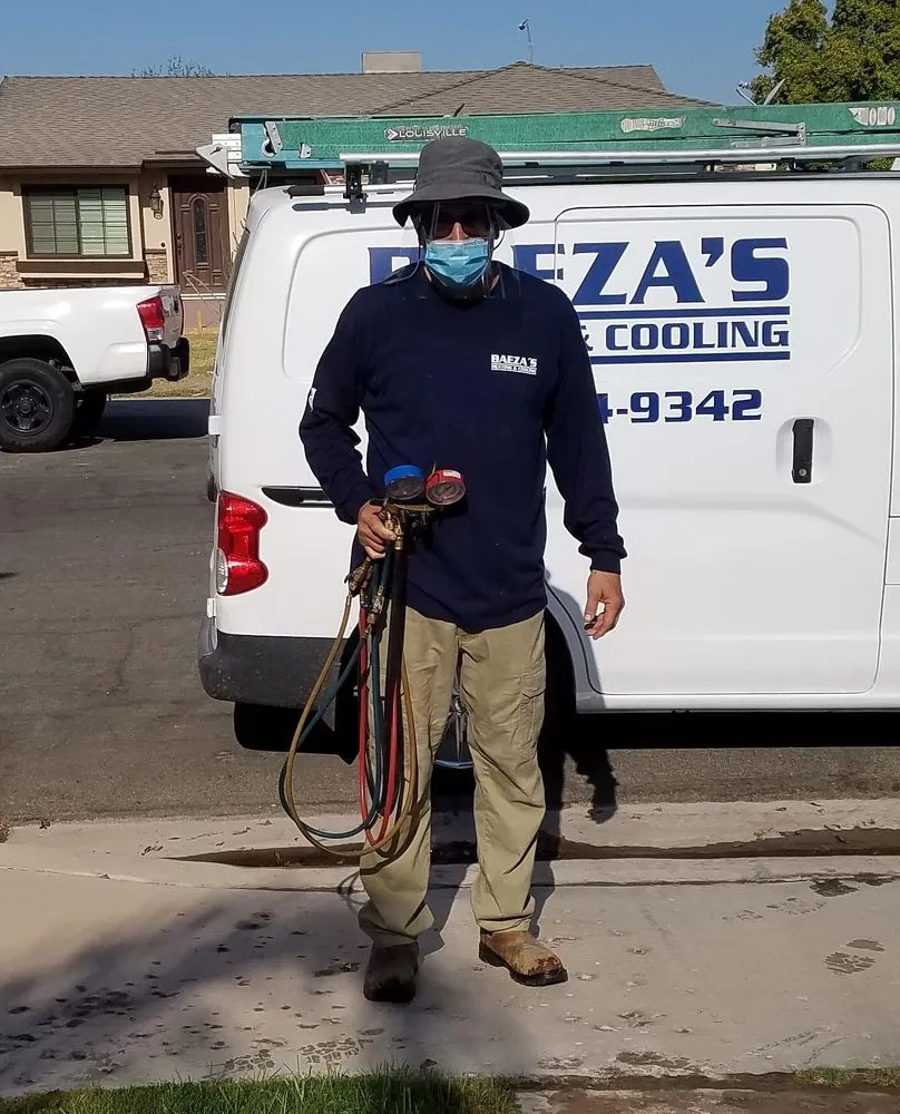 Slide of Baeza's Heating & Cooling