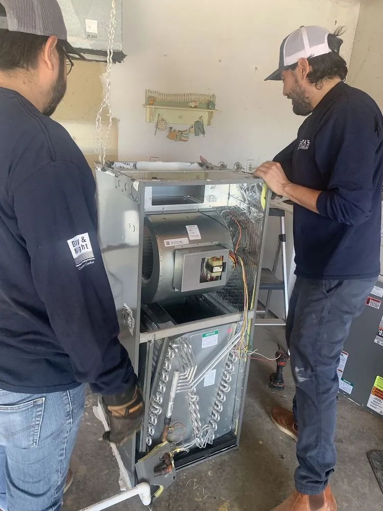 Slide of Baeza's Heating & Cooling