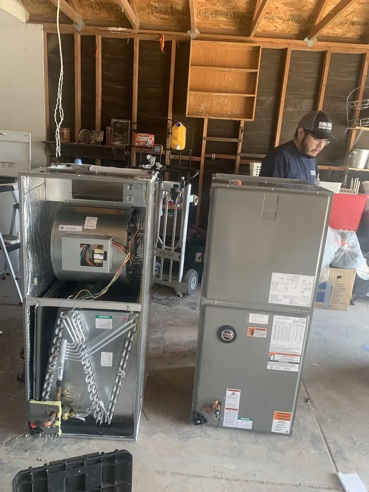 Slide of Baeza's Heating & Cooling