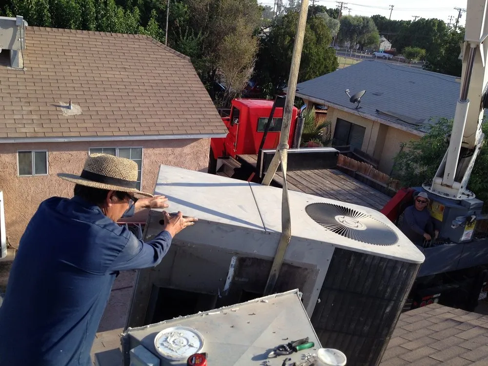 Slide of Baeza's Heating & Cooling