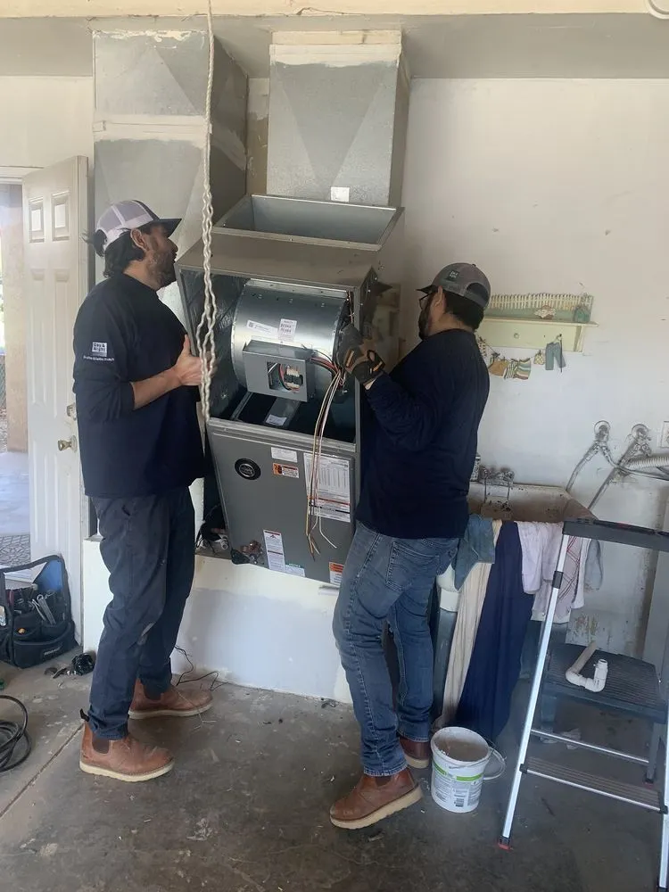 Slide of Baeza's Heating & Cooling