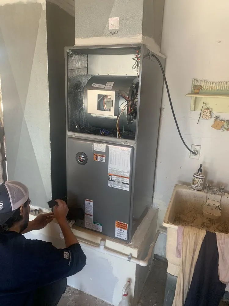 Slide of Baeza's Heating & Cooling