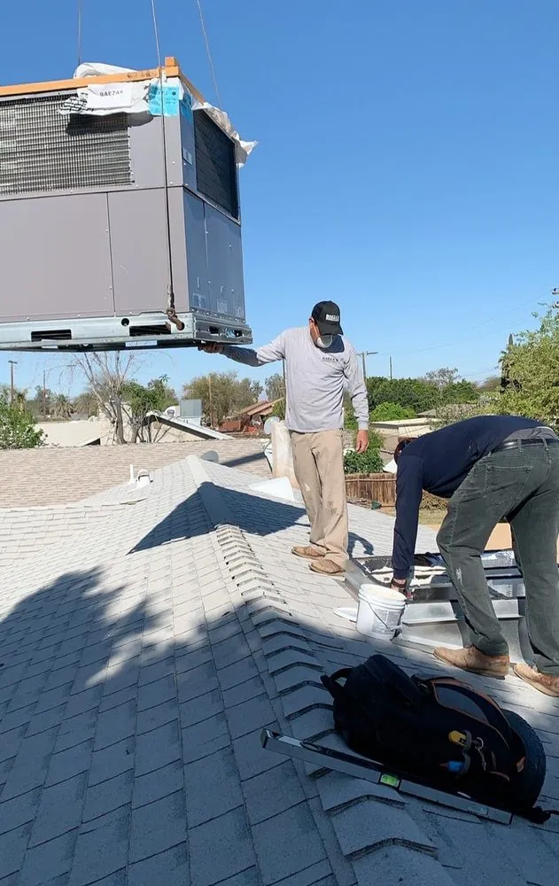 Slide of Baeza's Heating & Cooling