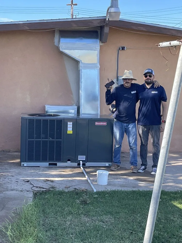 Slide of Baeza's Heating & Cooling