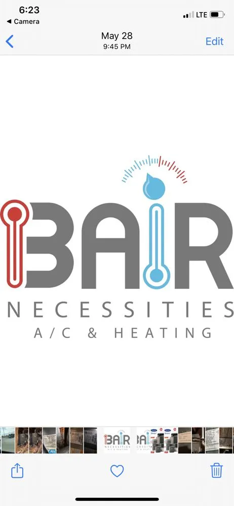 Slide of Bair Necessities A/C & Heating