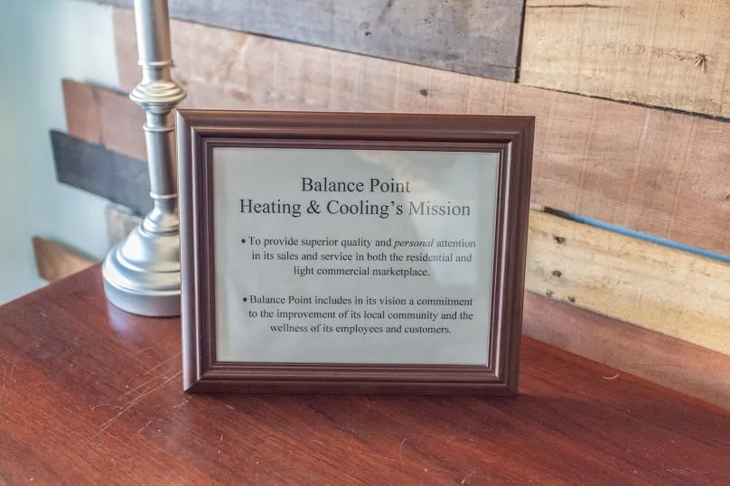 Slide of Balance Point Heating & Cooling