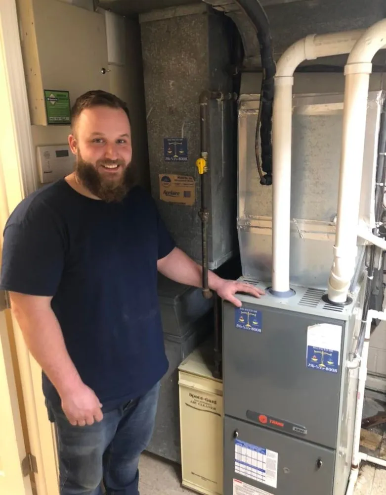 Slide of Balanced Air Heating & Cooling