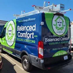 Slide of Balanced Comfort Cooling & Heating