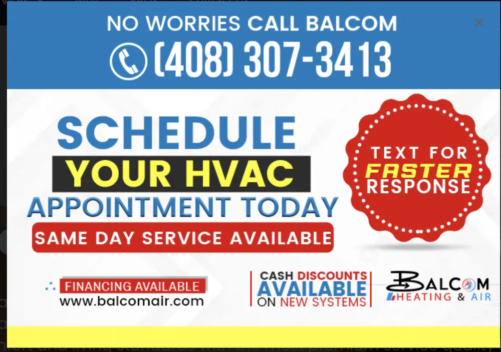 Slide of Balcom Heating & Air