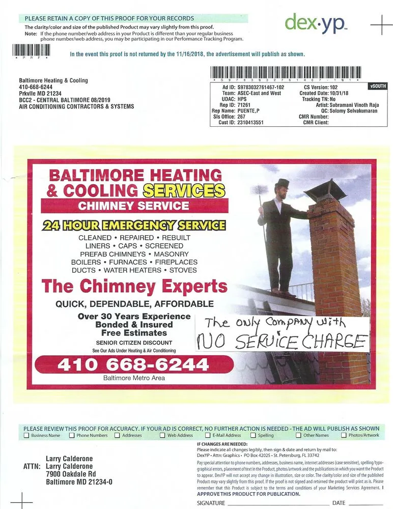 Slide of Baltimore Heating & Cooling