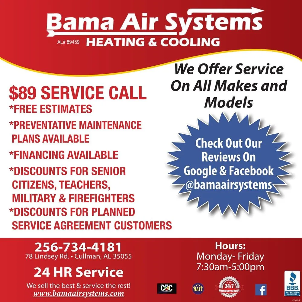 Slide of Bama Air Systems Mechanical Contractors