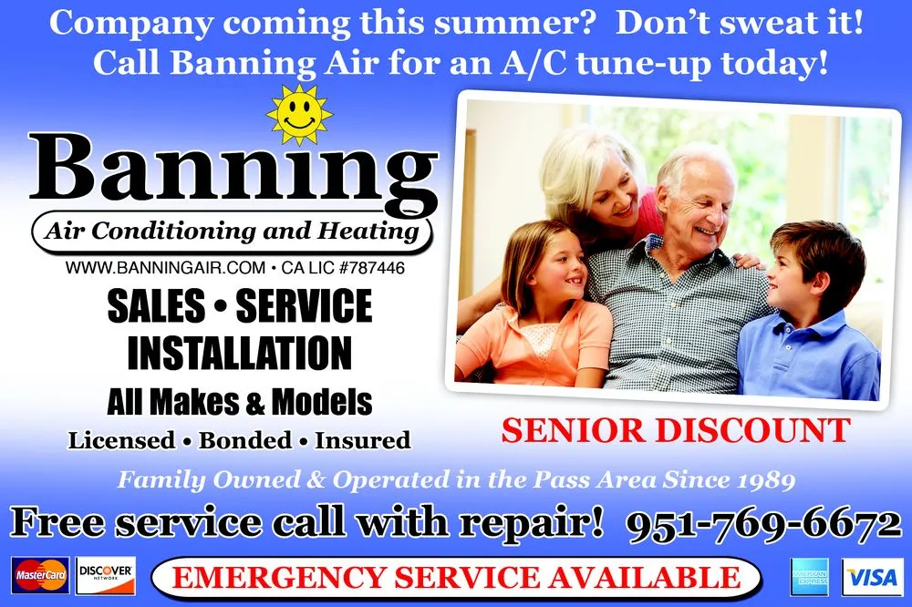 Slide of Banning Air Conditioning and Heating