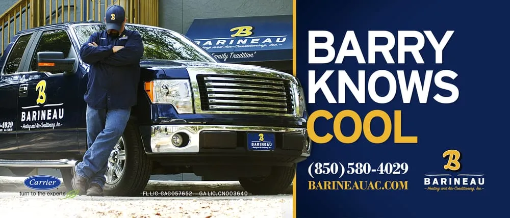 Slide of Barineau Heating & Air Conditioning