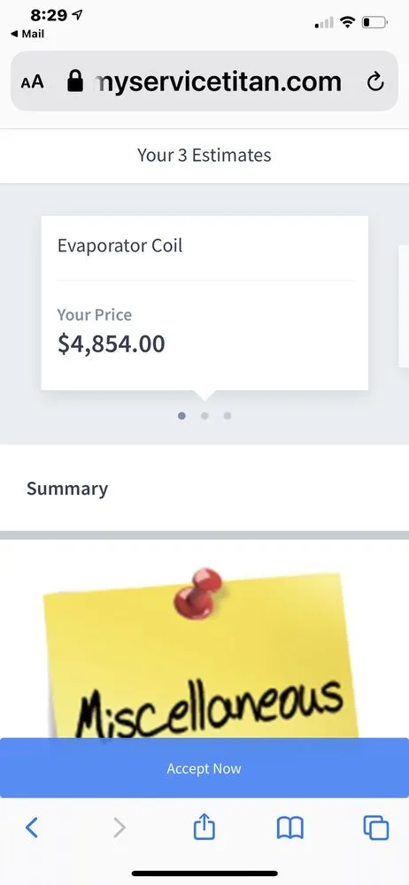 Slide of Barker's Cooling Heating & Plumbing