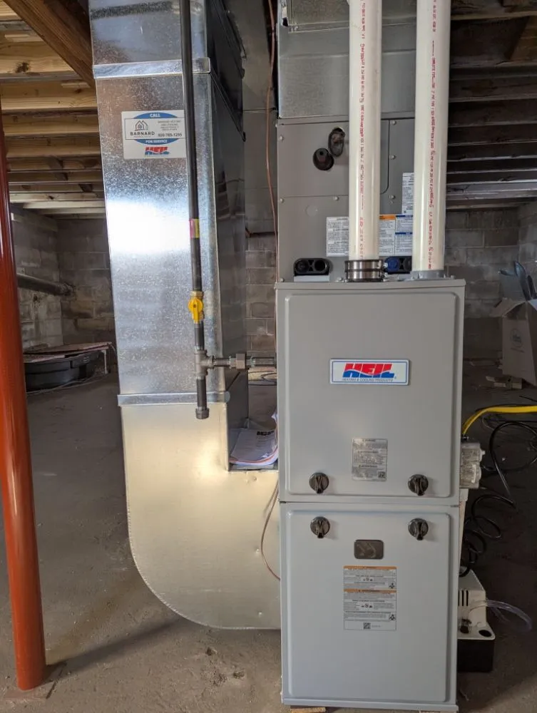 Slide of Barnard Heating and Cooling