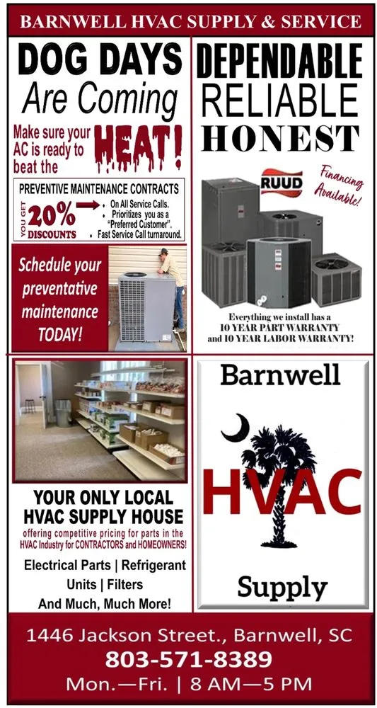 Slide of Barnwell HVAC Supply