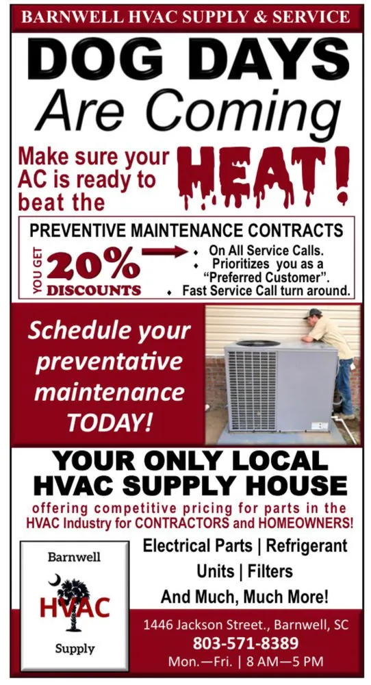 Slide of Barnwell HVAC Supply