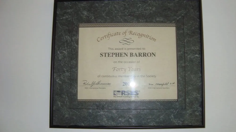 Slide of Barron's Air Conditioning & Heating