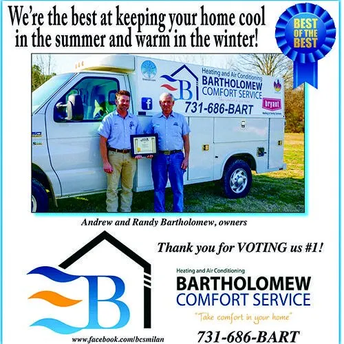 Slide of Bartholomew Comfort Service