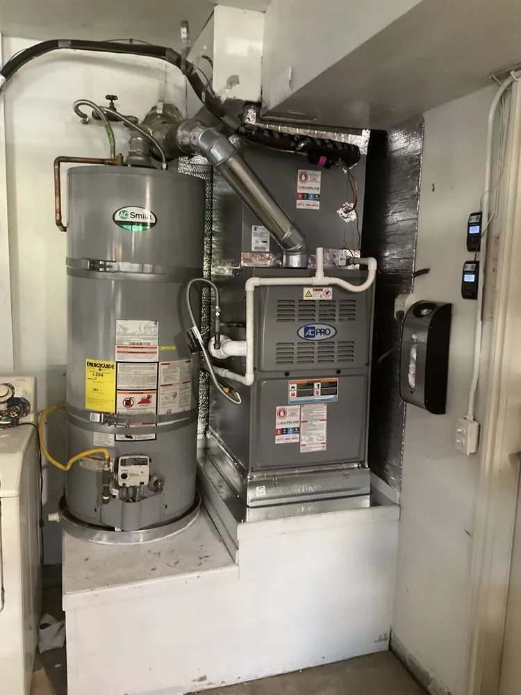 Slide of Baseline Heating and Air Conditioning