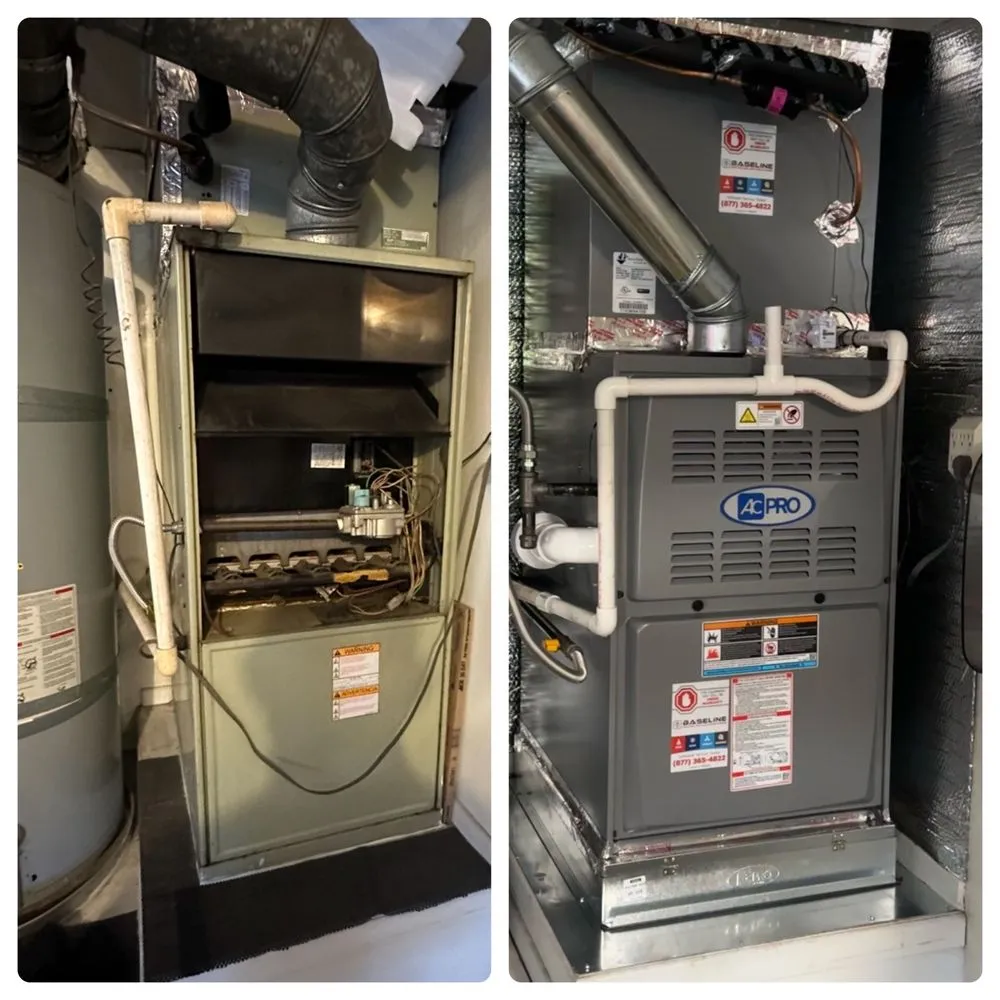 Slide of Baseline Heating and Air Conditioning