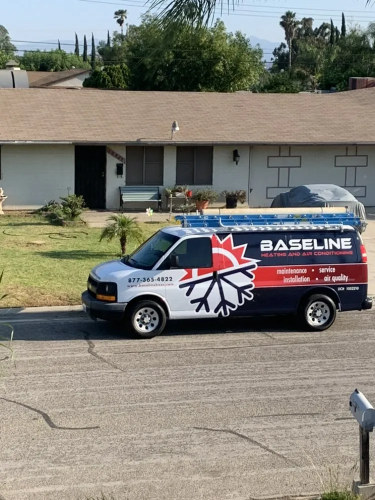 Slide of Baseline Heating and Air Conditioning