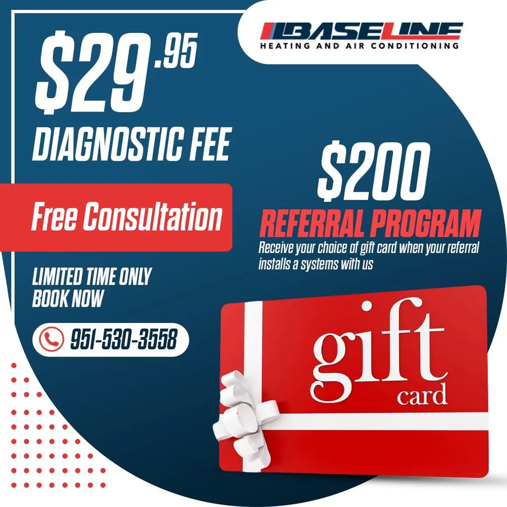 Slide of Baseline Heating and Air Conditioning