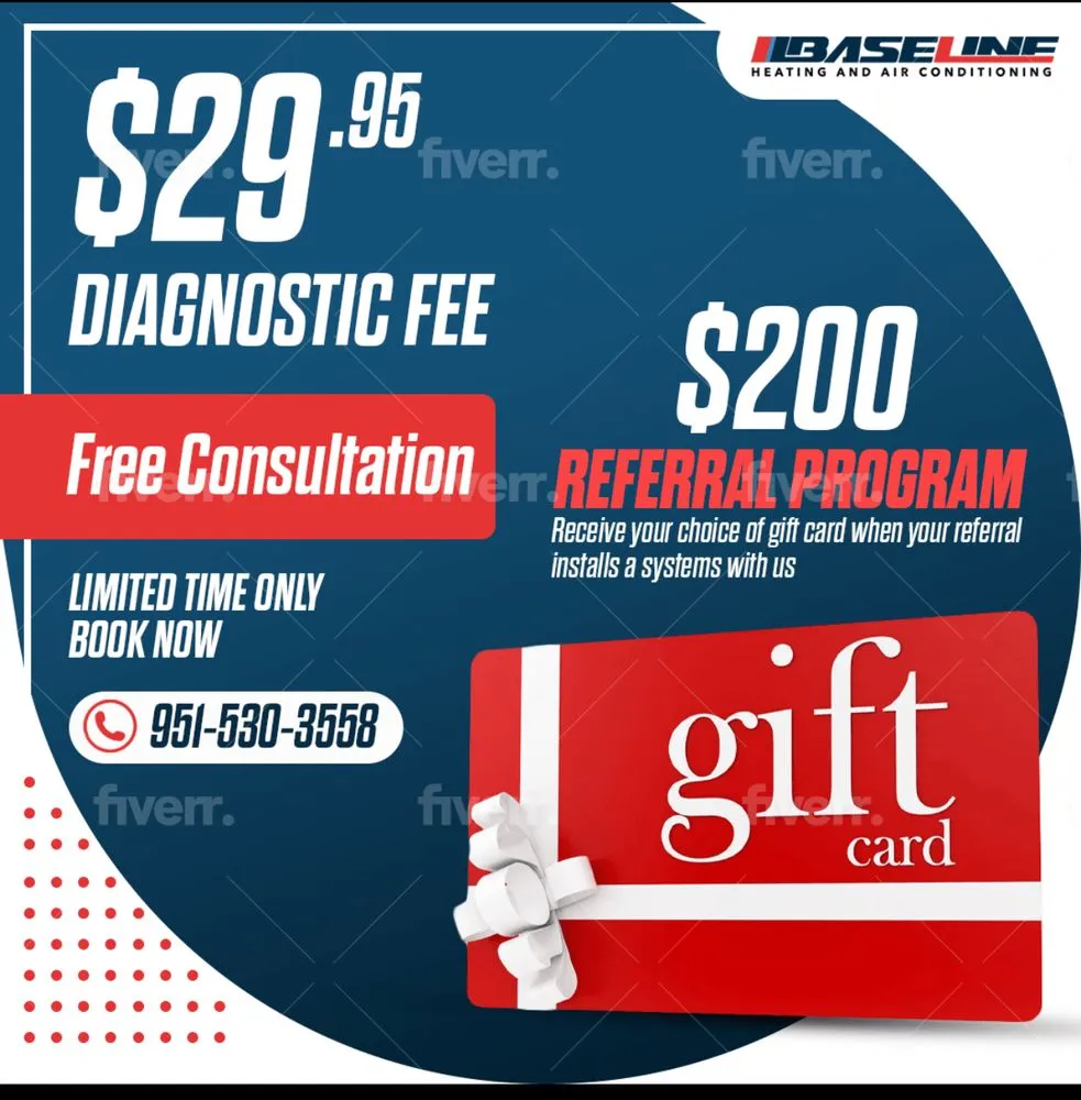 Slide of Baseline Heating and Air Conditioning