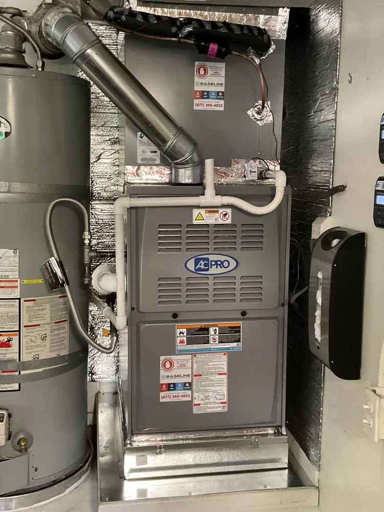 Slide of Baseline Heating and Air Conditioning