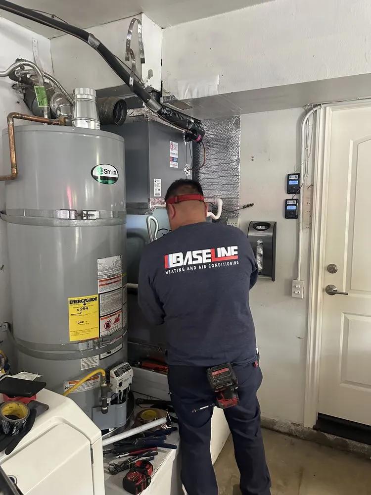 Slide of Baseline Heating and Air Conditioning