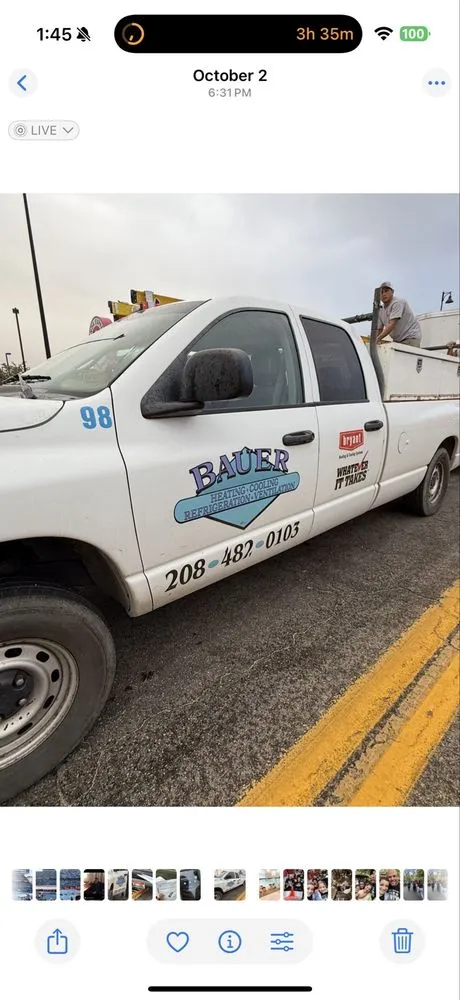 Slide of Bauer Heating and Cooling