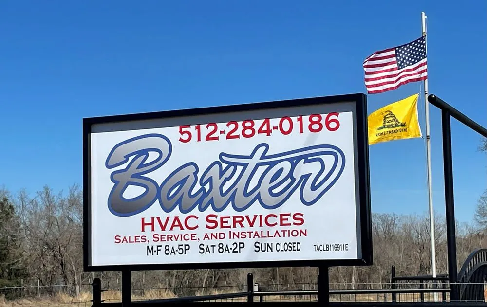 Slide of Baxter HVAC Services
