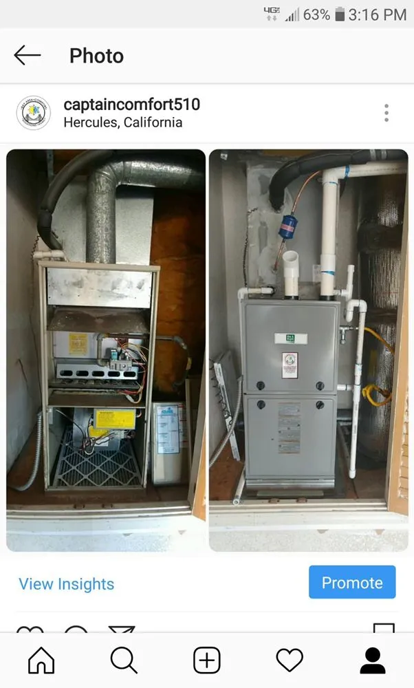 Slide of Bay Area Comfort Solutions HVAC