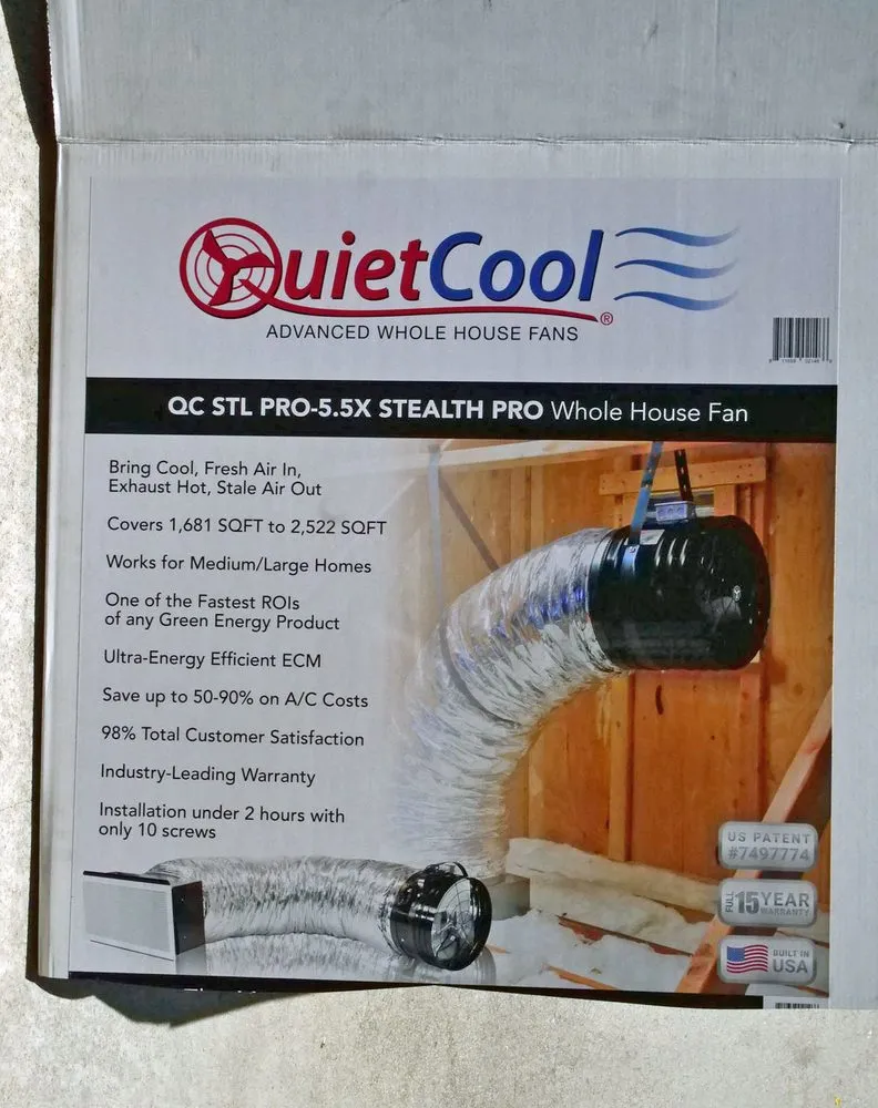 Slide of Bay Area Whole House Fans