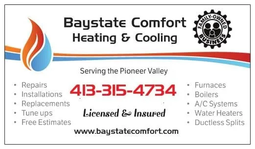 Slide of Baystate Comfort Heating & Cooling