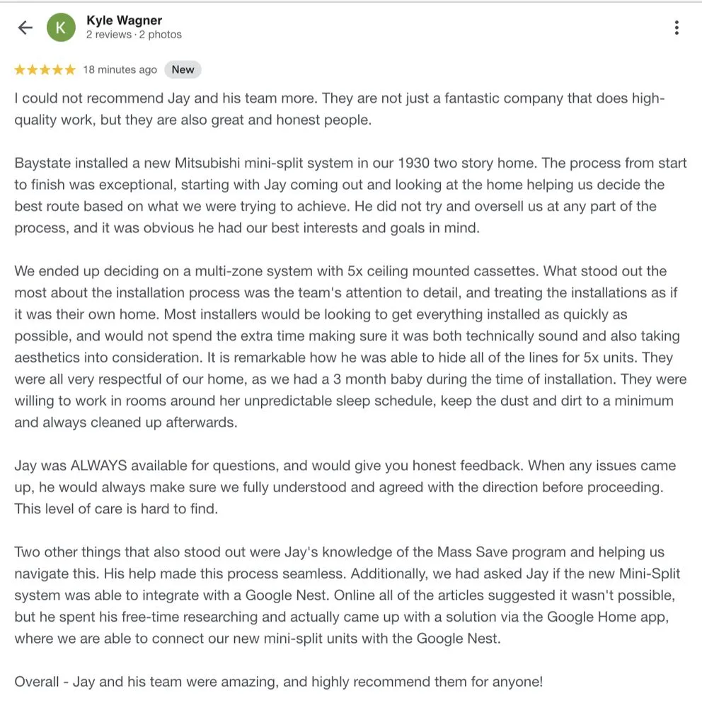 Slide of Baystate Energy Services