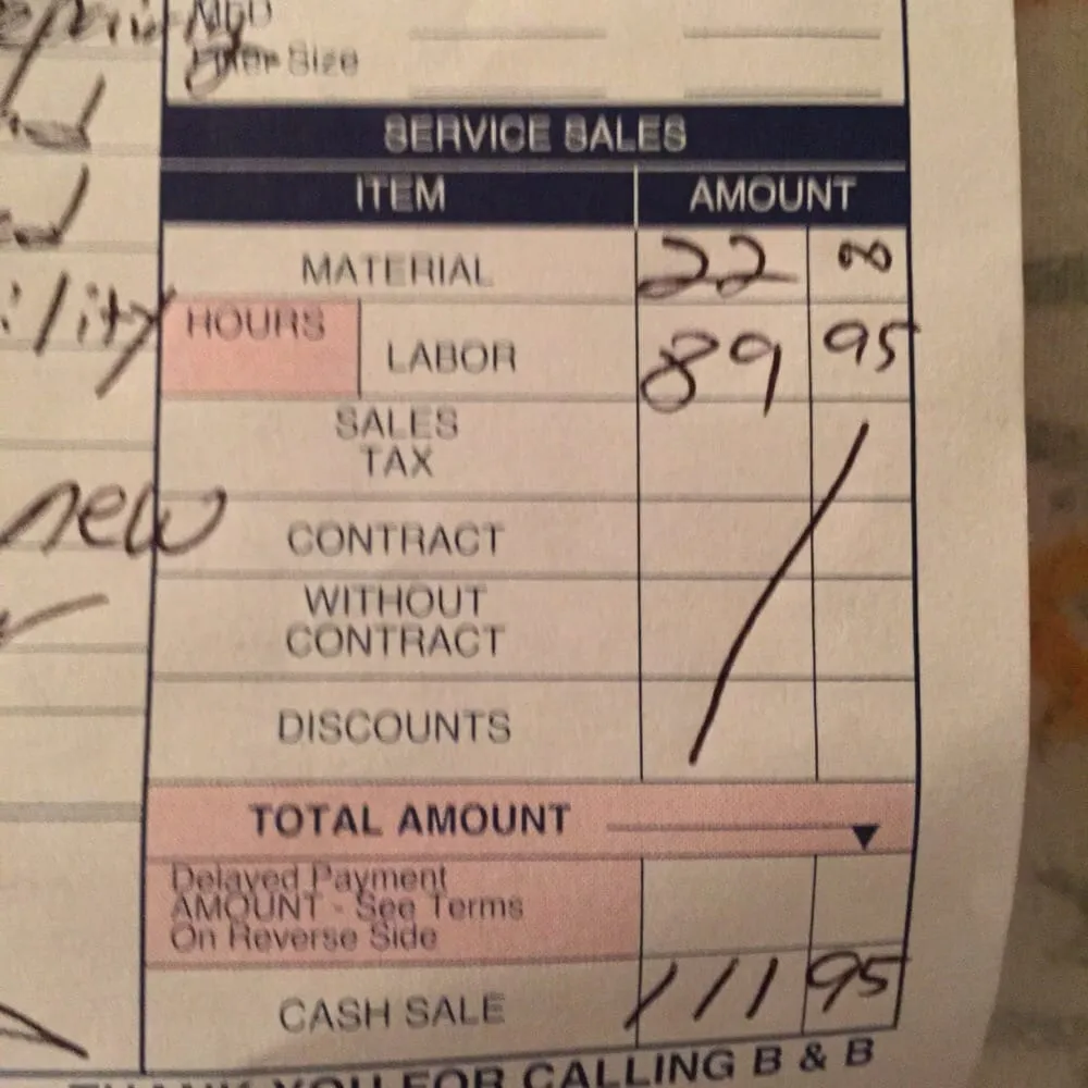 Slide of B&B Air Conditioning & Heating Service