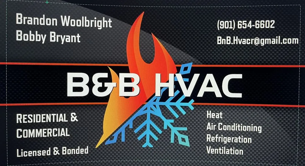 Slide of B&B Hvac