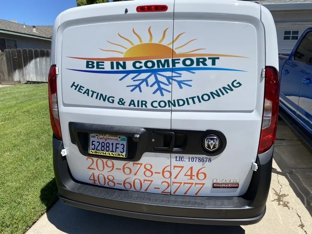 Slide of Be In Comfort HVAC