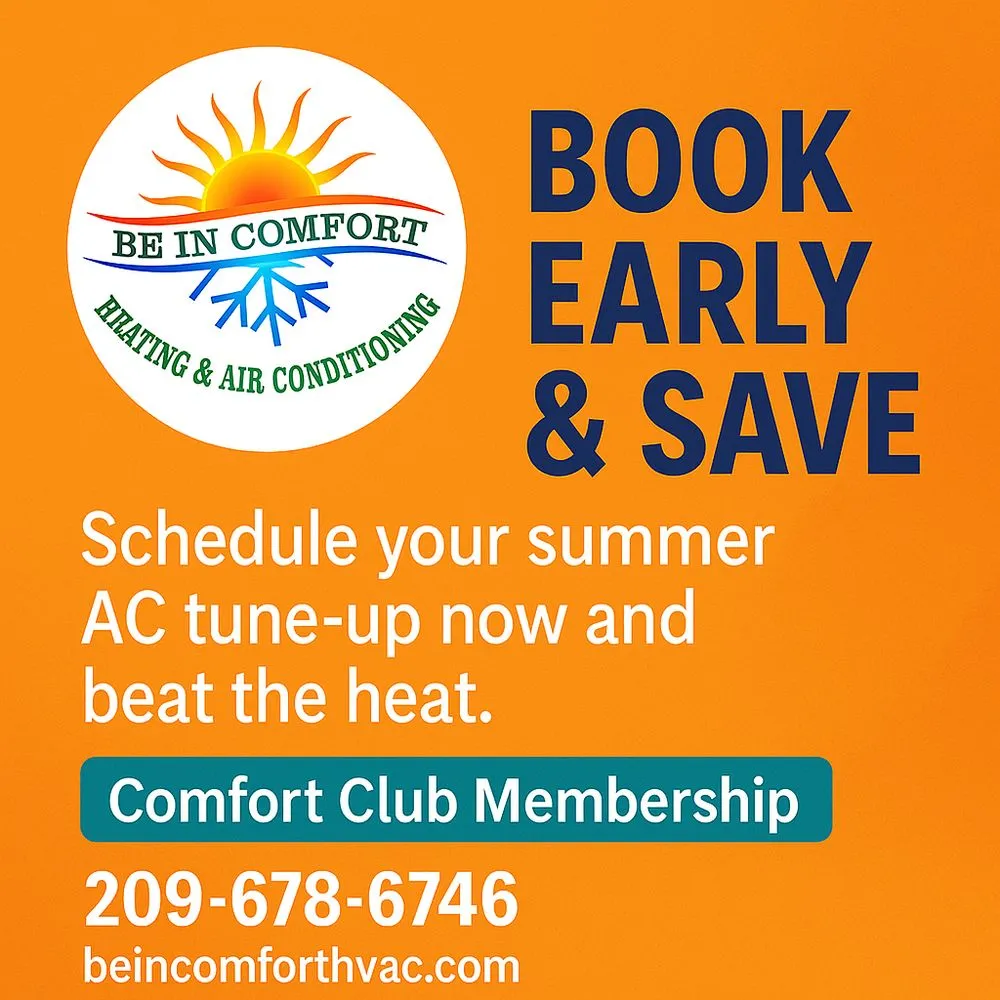 Slide of Be In Comfort HVAC